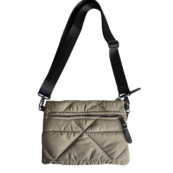 Chinese Laundry Quilted Crossbody Bag With Adjustable Strap‎ & Zip Closure - Picture 1 of 7